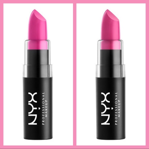 NYX Other - NYX 2 Shocking & Sweet Pink Matte Lipsticks💄